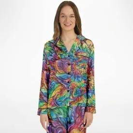 40 DAYS 40 NIGHTS Women's Satin Pajamas - ARTFOOL