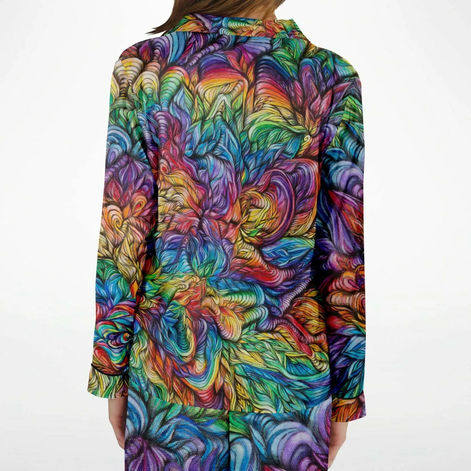 40 DAYS 40 NIGHTS Women's Satin Pajamas - ARTFOOL