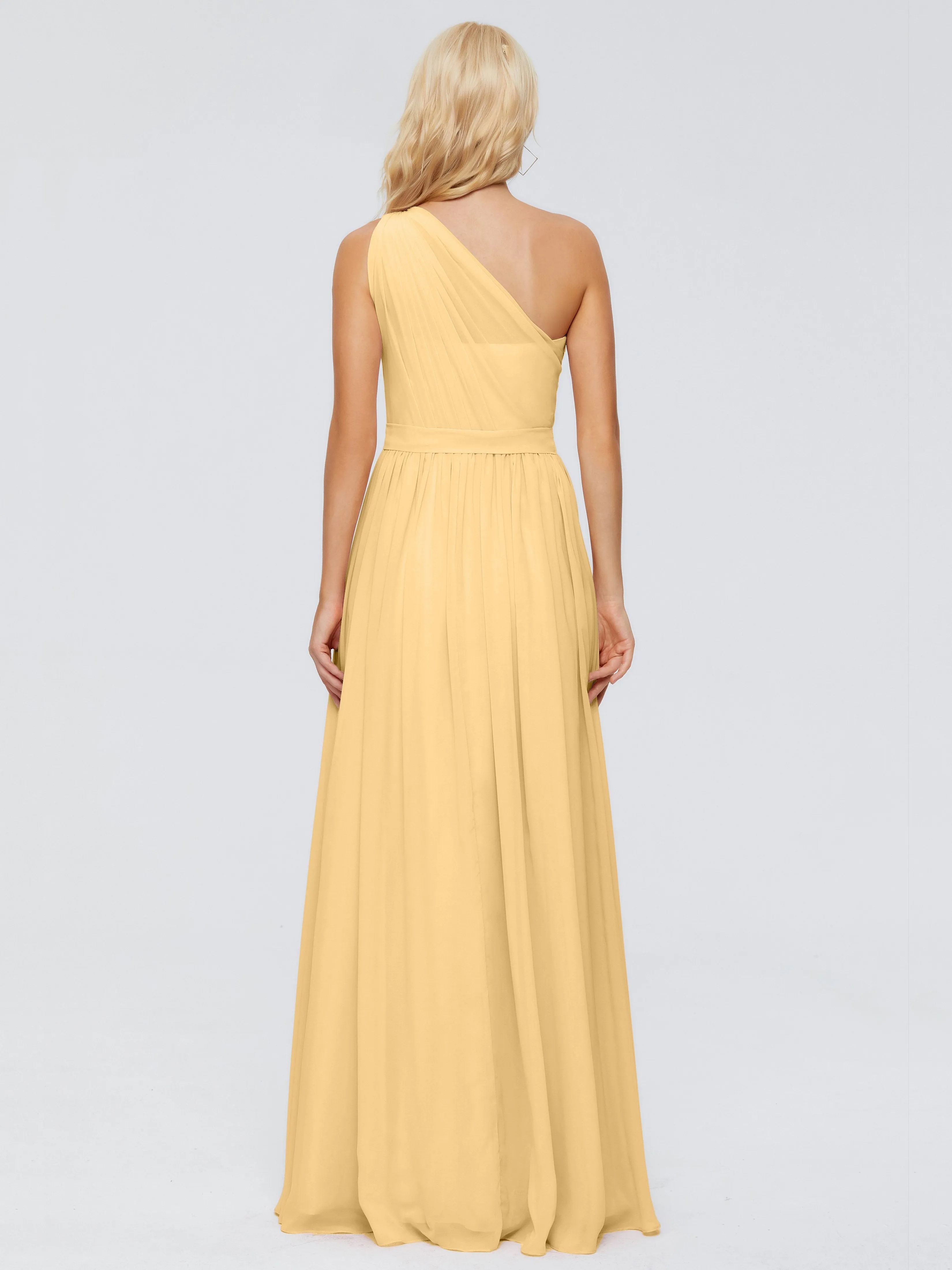 Arabella One Shoulder Sash Bridesmaid Dresses