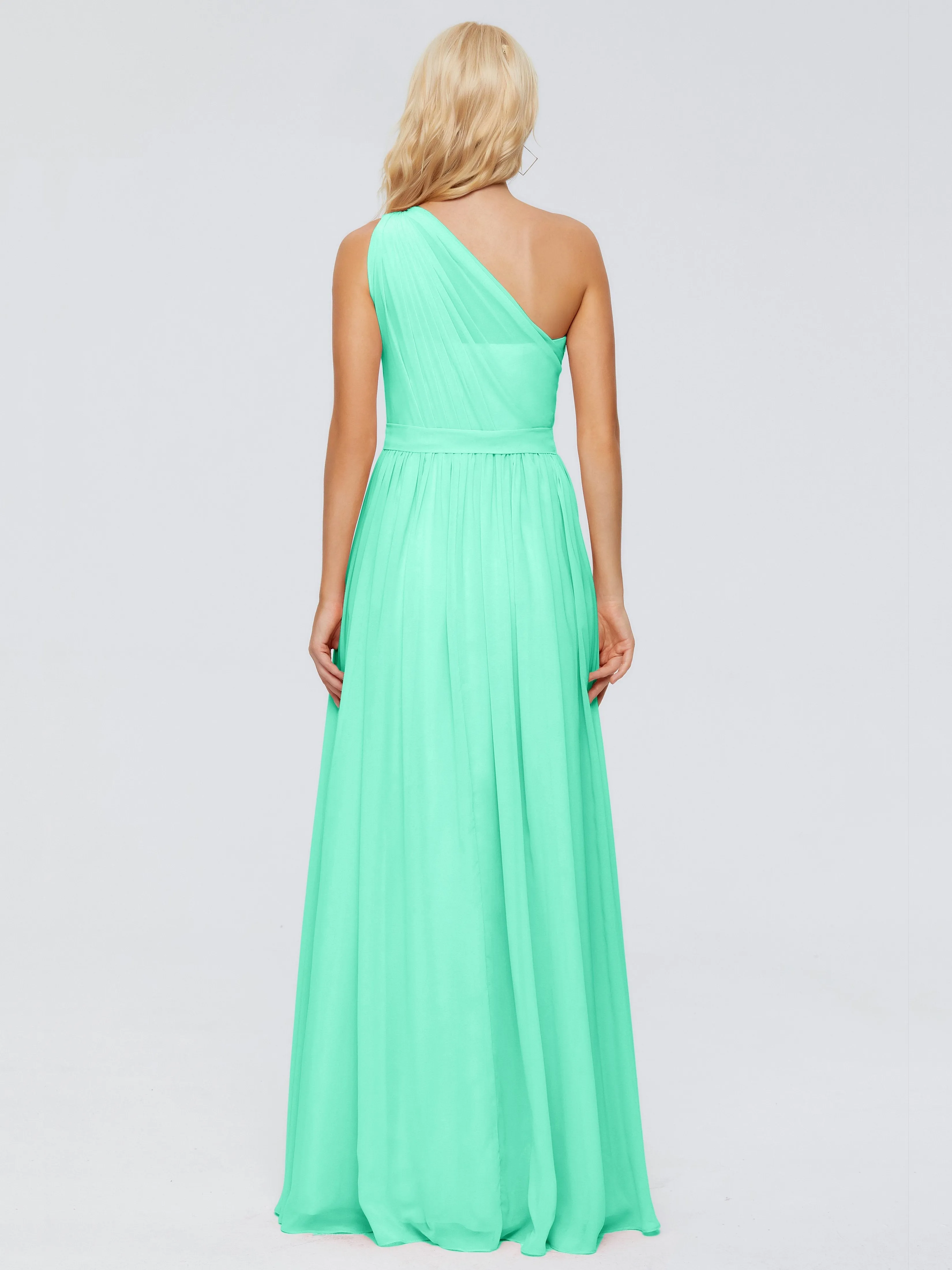Arabella One Shoulder Sash Bridesmaid Dresses