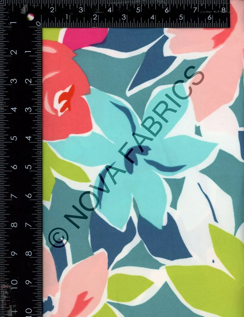 FLORAL PRINT ON DBP | DTY BRUSHED [NFF220516B-009]