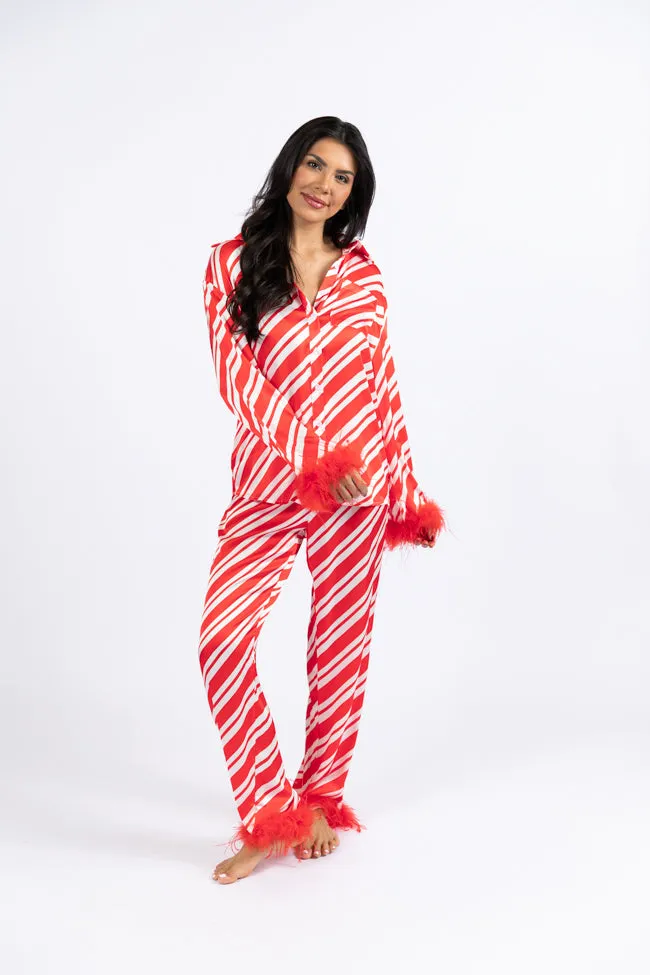 Merry Mint Satin Pajama Pants Macy Blackwell X Pink Lily FINAL SALE