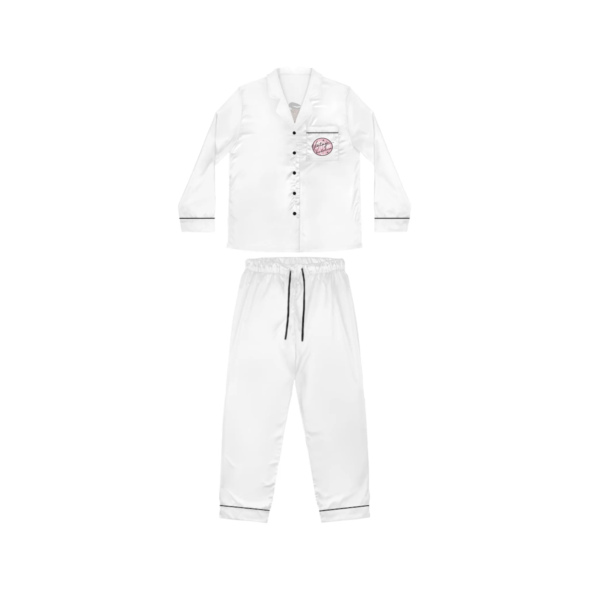 "Shopaholic" Satin Pajamas