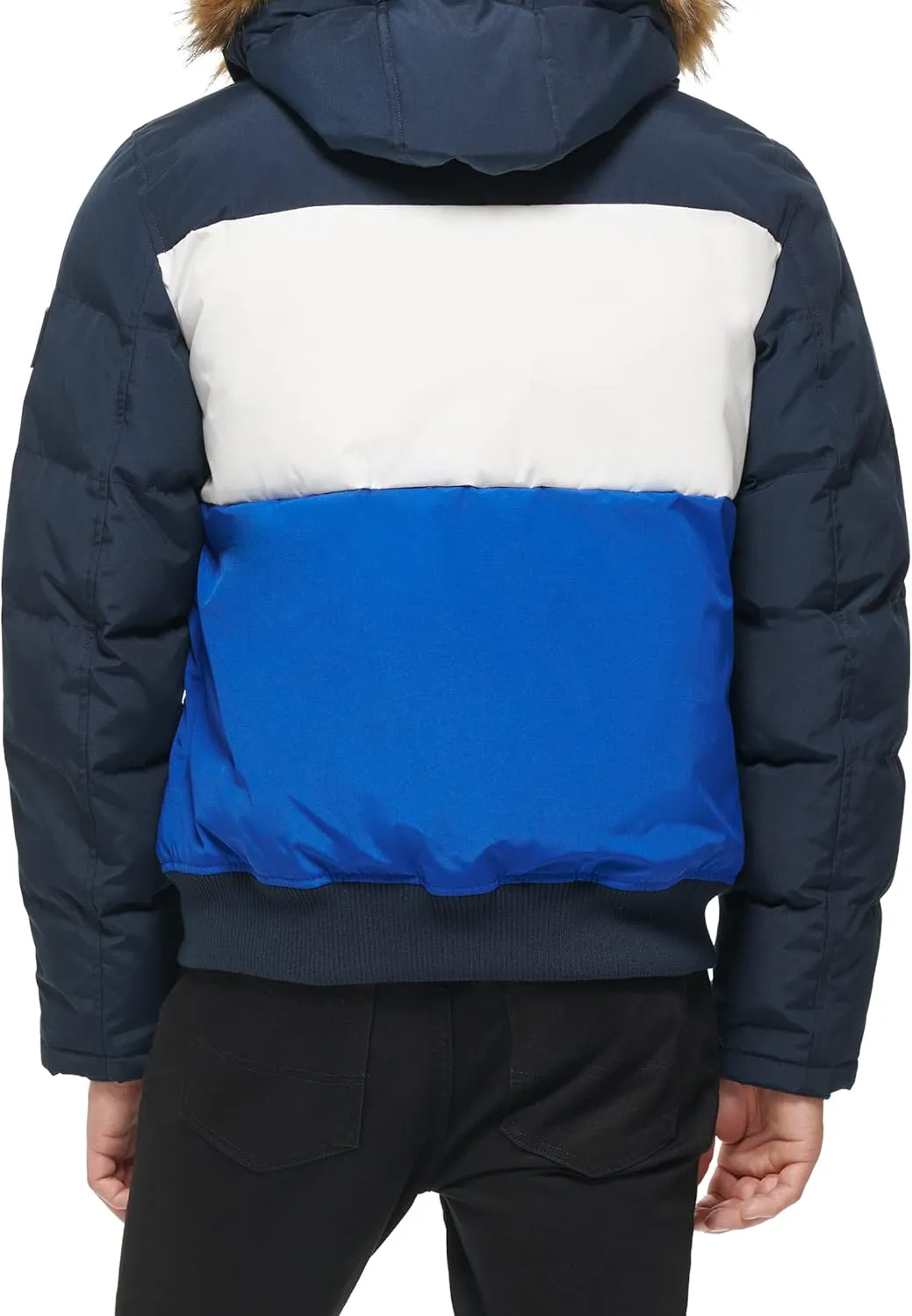 Tommy Hilfiger Men's Arctic Cloth Quilted Snorkel Bomber Jacket (Standard and Big & Tall)