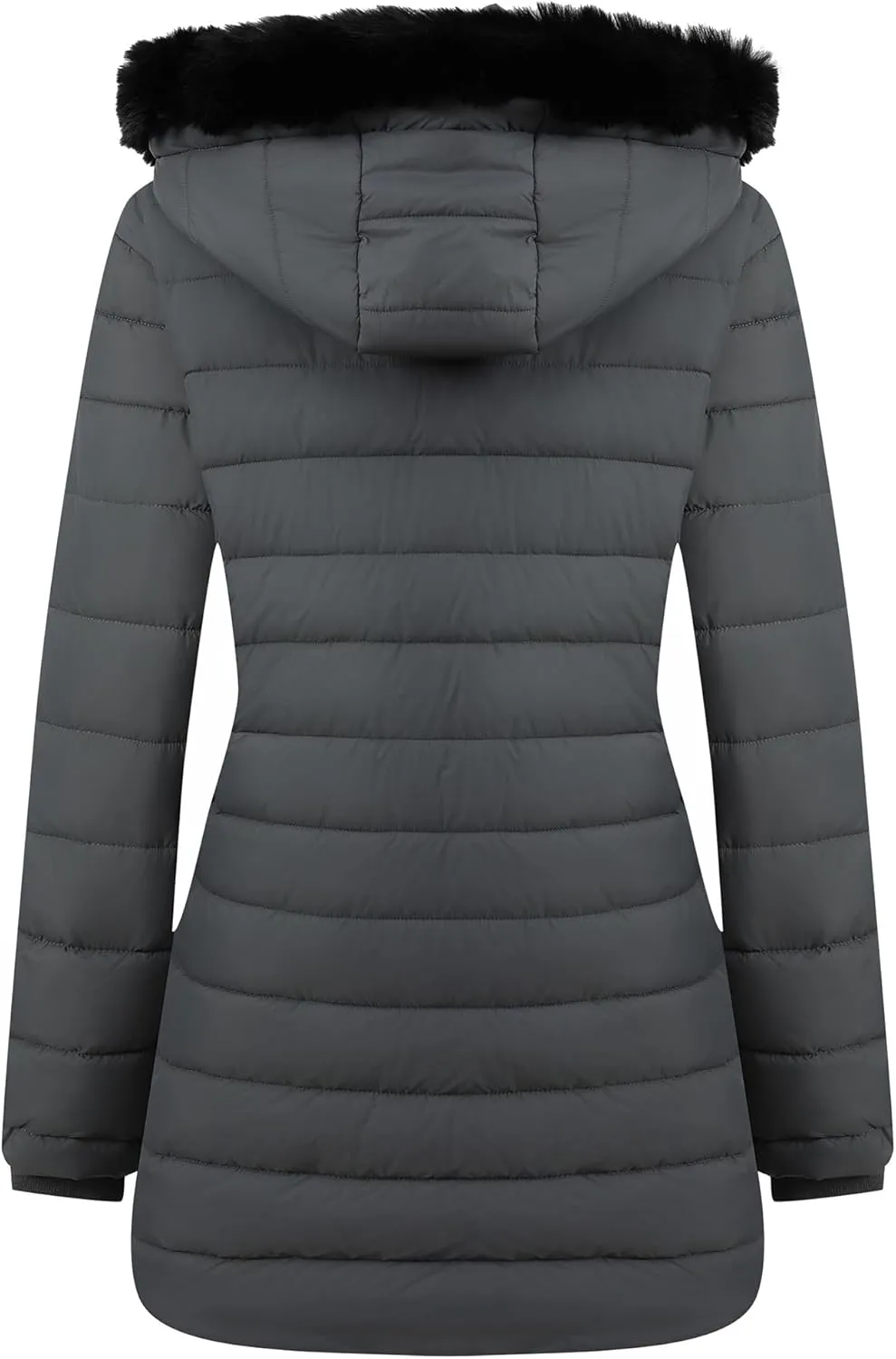 Women's Waterproof Long Puffer Jacket Thickened Down Jacket Warm Winter Coat