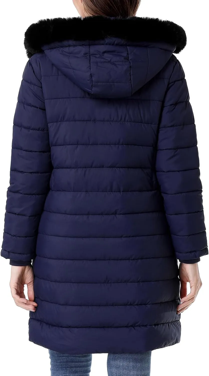 Women's Waterproof Long Puffer Jacket Thickened Down Jacket Warm Winter Coat
