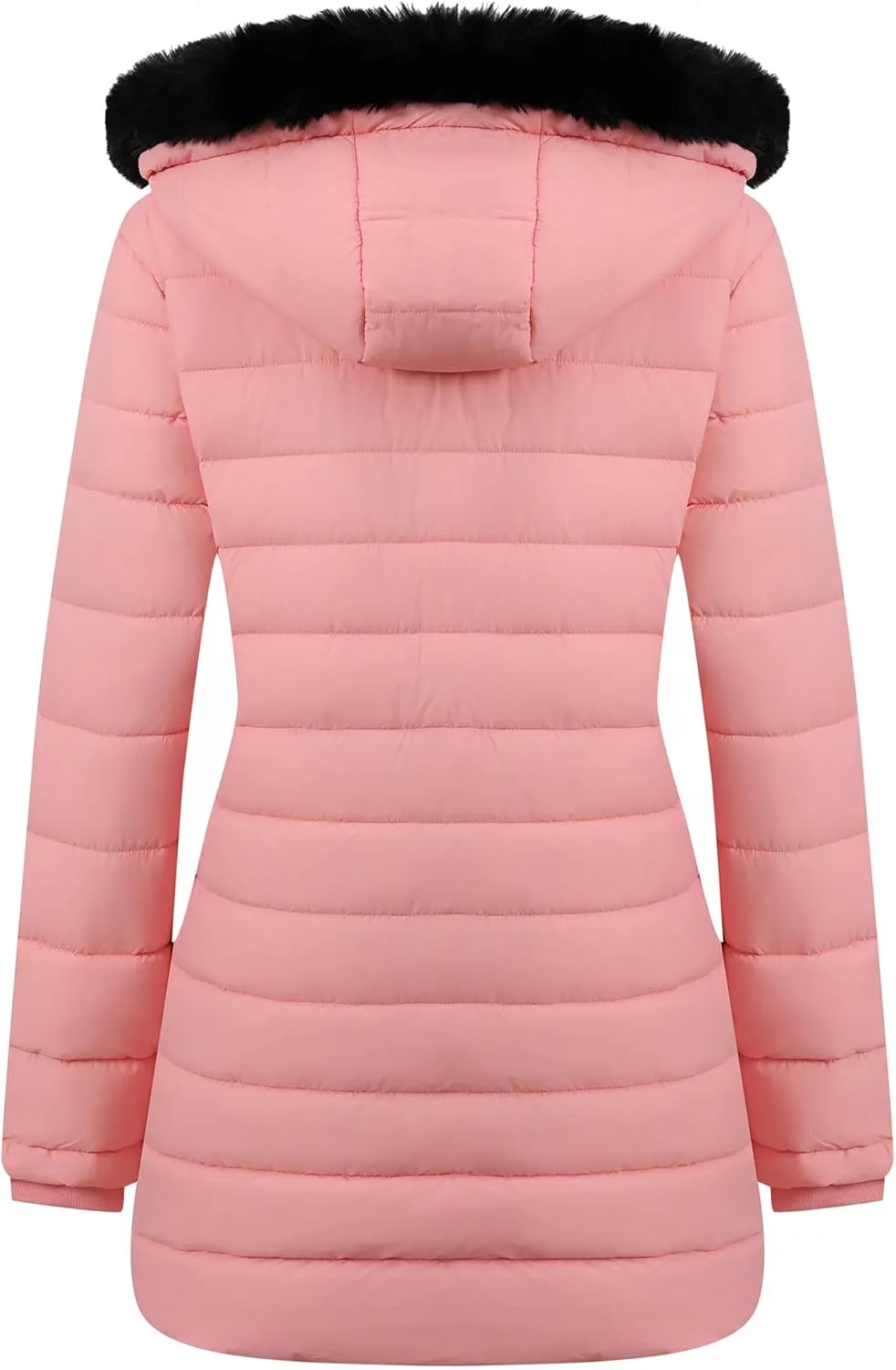 Women's Waterproof Long Puffer Jacket Thickened Down Jacket Warm Winter Coat
