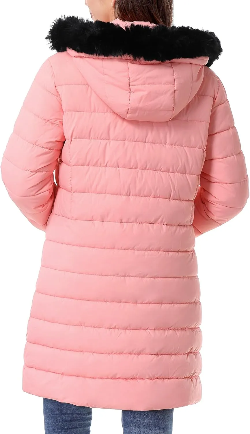 Women's Waterproof Long Puffer Jacket Thickened Down Jacket Warm Winter Coat