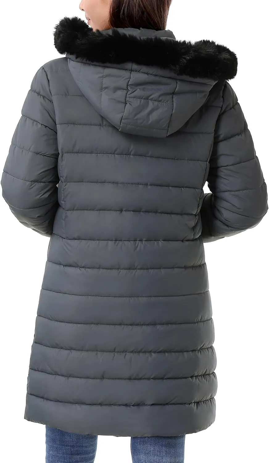 Women's Waterproof Long Puffer Jacket Thickened Down Jacket Warm Winter Coat